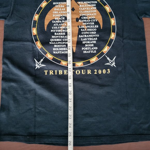 Vintage Queensryche 2003 "Tribe" Tour Double Sided Concert T Shirt Men's Medium - Picture 5 of 7
